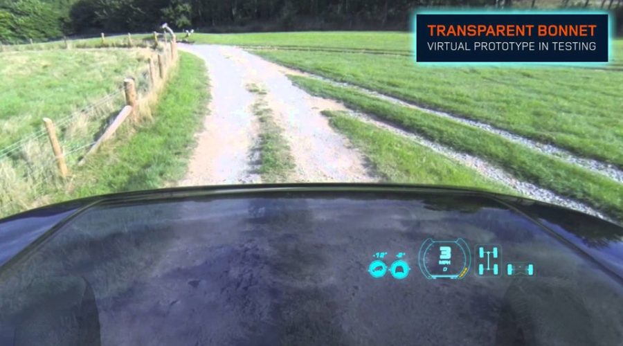 Land Rover представляє технологію прозорого капота 2014